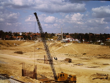 Photograph - Construction of the F19 [Eastern Freeway], Ron Setford, October 1973