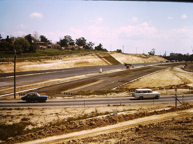 Photograph - Construction of the F19 [Eastern Freeway], Ron Setford, October 1973