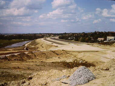 Photograph - Construction of the F19 [Eastern Freeway], Ron Setford, October 1973