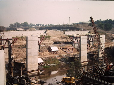 Photograph - Construction of the F19 [Eastern Freeway], Ron Setford, May 1976