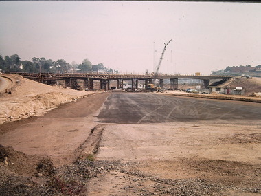 Photograph - Construction of the F19 [Eastern Freeway], Ron Setford, May 1976