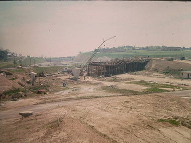 Photograph - Construction of the F19 [Eastern Freeway], Ron Setford, October 1976