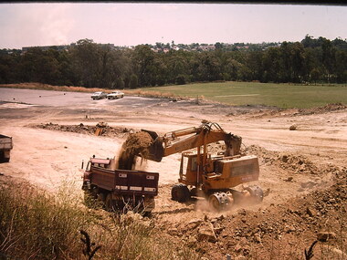 Photograph - Construction of the F19 [Eastern Freeway], Ron Setford, January 1975