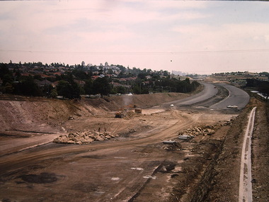 Photograph - Construction of the F19 [Eastern Freeway], Ron Setford, January 1975