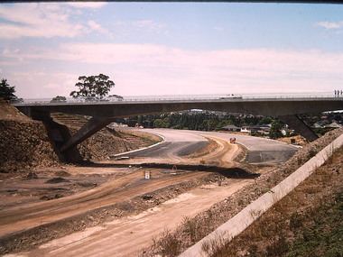 Photograph - Construction of the F19 [Eastern Freeway], Ron Setford, January 1975
