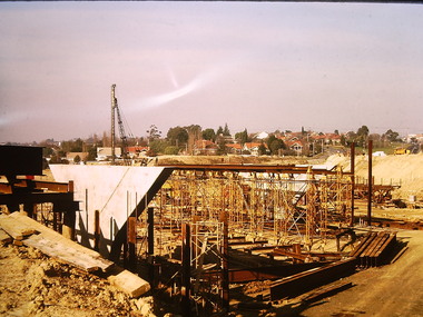Photograph - Construction of the F19 [Eastern Freeway], Ron Setford, May 1974