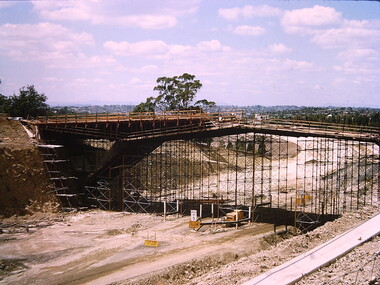 Photograph - Construction of the F19 [Eastern Freeway], Ron Setford, February 1974