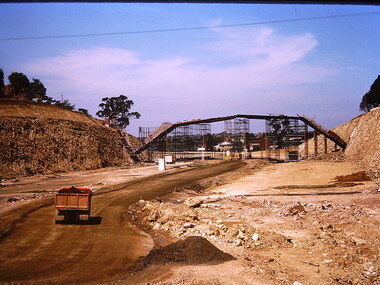 Photograph - Construction of the F19 [Eastern Freeway], Ron Setford, November 1973