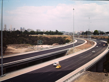 Photograph - Construction of the F19 [Eastern Freeway], Ron Setford, December 1977