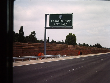 Photograph - Construction of the F19 [Eastern Freeway], Ron Setford, December 1977