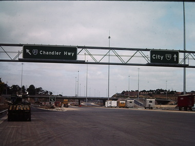 Photograph - Construction of the F19 [Eastern Freeway], Ron Setford, December 1977