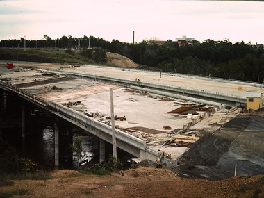 Photograph - Construction of the F19 [Eastern Freeway], Ron Setford, July 1977