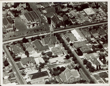 Photograph - Aerial photograph of Cotham Road and Highbury Grove, Kew, c.1970