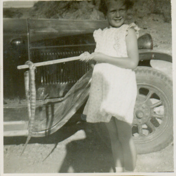 Jane Coade and a Tiger Snake