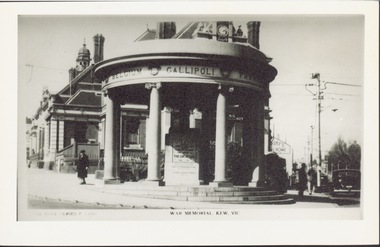 War Memorial, Kew, Vic