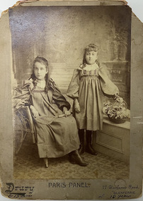 Photograph - Gertie and Daisy Bissett, 1897
