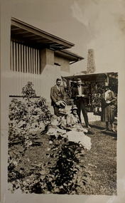 Photograph - Backyard of 60 Normanby Road, Kew, c.1930