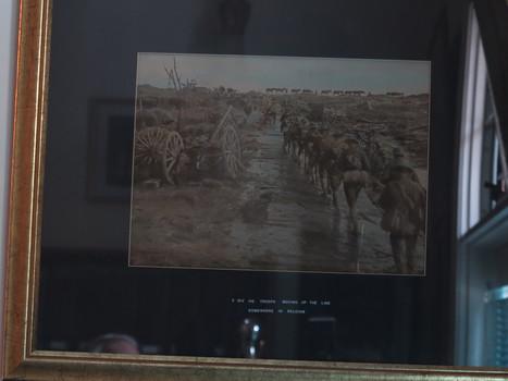 2nd Div. HQ Troop Moving Up The Lines Somewhere in Belgium