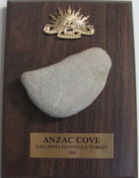 Anzac Cove, Gallipoli. Rock from beach of landings.