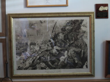 Print, The Landing at Anzac