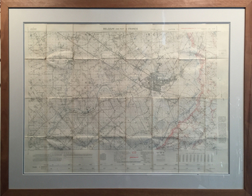 Map and Legend, Trench Map - France Sheet 36 N.W