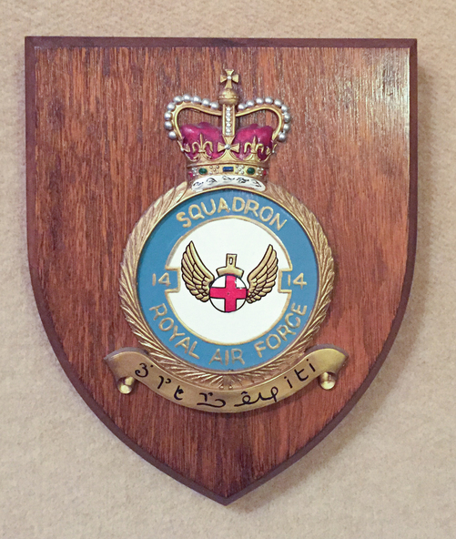 Plaque, Royal Airforce Squadron Plaque, 1940's