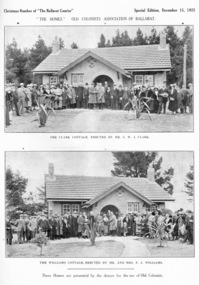 Photograph - Image, Ballarat Old Colonists' Association Homes, 1925