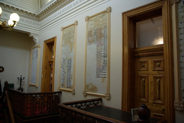 Interior of the Old Colonists' Hall