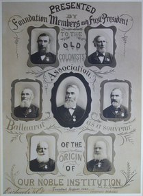 Photograph of seven men
