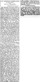Photograph - Newsclipping, The Old Colonists' Association of Ballarat, 1888, 1888