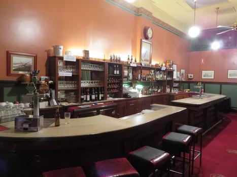 Bar at the Old Colonists' Hall