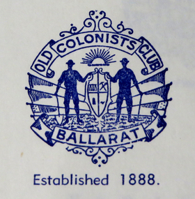 Photograph - Colour, Logo of the Ballarat Old Colonists' Club