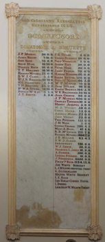 Marble honour board