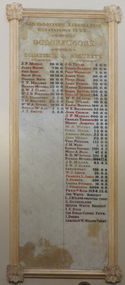 Marble honour board