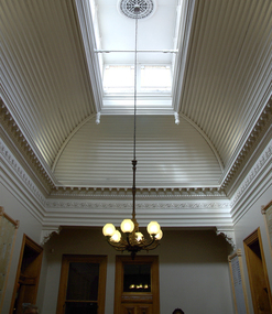 Photograph - Colour, Clare Gervasoni, Ceiling at the Ballarat Old Colonists' Hall, 2015, 09/05/2015