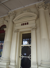 Photograph - Colour, Architectural Features on the Ballarat Old Colonists' Hall Balcony, 2015, 08/05/2017