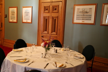 Photograph - Colour, Clare Gervasoni, Dining at the Ballarat Old Colonists' Hall, 23/03/2017