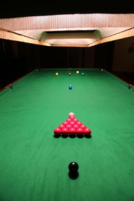 Photograph - Photograph - Colour, Lisa Gervasoni, Billiard Table at the Ballarat Old Colonists' Hall, 2017, 23/03/2017
