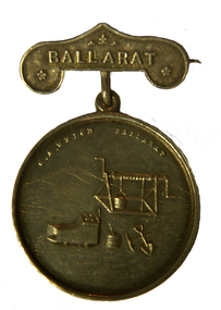 Photograph - Colour, Ballarat Old Identities Association Medallion Presented to R.W. Wright, 31/05/2017