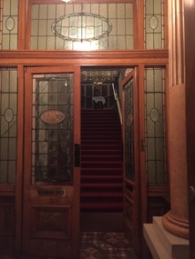 Photograph - Colour, Entrance Doors to the Ballarat Old Colonists' Hall Doors, 2017, 20/11/2003