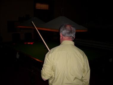 Photograph - Colour, Billiard Player at the Old Colonists' Hall, 2009, 20/10/2009