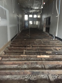Photographs - Colour, Floor replacement at the Old Colonists' Association Shops, 2017, 04/08/2017