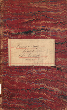 Pages from a handwritten register