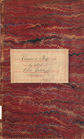Pages from a handwritten register