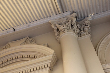 Photograph - Colour, Architectural Features on the Ballarat Old Colonists' Hall Balcony, 2018, 24/01/2018
