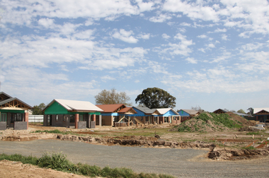Photograph - Colour, New Cottages at Ballarat Old Colonists' Association Retirement Village Community Centre Under Construction, 2017, 23/09/2017