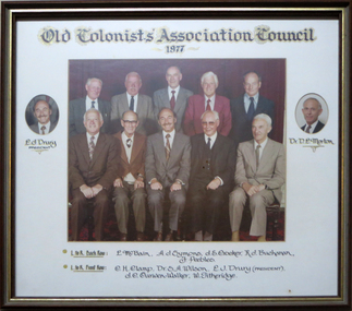 Photograph - Colour, Old Colonists' Association Counctil, 1977, 1977