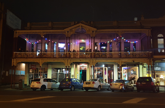 Night View of the Old Colonist's Hal