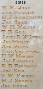 Photograph - Photograph - Colour, Marble Honour Boards listing benefactors to the Ballarat Old Colonists' Associations in 1911