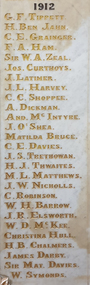 Photograph - Photograph - Colour, Marble Honour Boards listing benefactors to the Ballarat Old Colonists' Associations in 1912